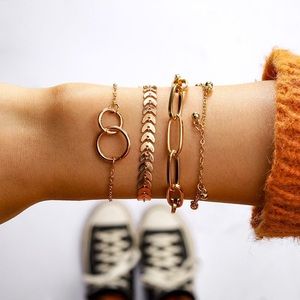 Serene Set Alloy Bracelets